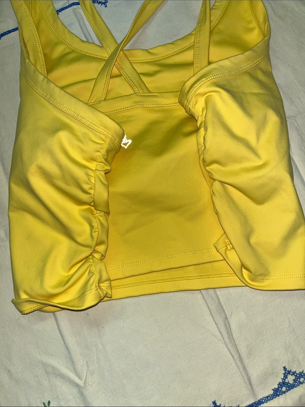 Yellow Women's Sports Bra and Skirt Set from torrid - Picture 5 of 9